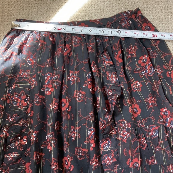 Ulla Johnson Torri Skirt in Noir Size 10 - Picture 5 of 8